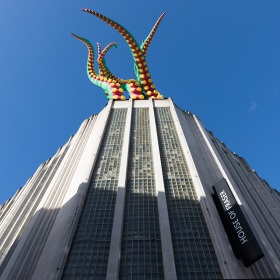 Halloween, Heart of Manchester, House of Fraser, Manchester - Tentacles - Large with suckers - Inflatable tentacles