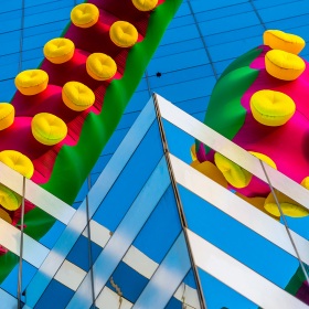 Kaleidoscopic sky-scraper